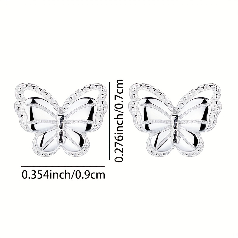 Women's Exquisite Cute Double-Layer Butterfly Earrings